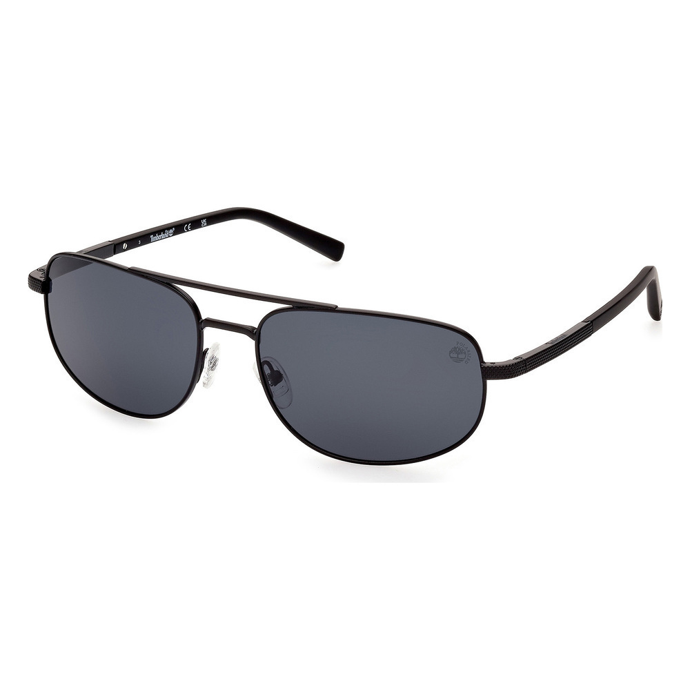 NWT TIMBERLAND TB9285 02D 61 Matte Black Sunglasses